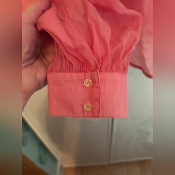 Scotch & Soda Shirt with Voluminous Sleeves Sz XL - Picture 9 of 10